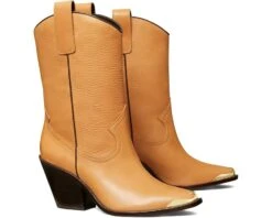 Tory Burch Western Mid Boot 75 Mm