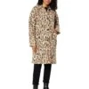 Elliott Lauren Plush Life Relaxed Knit Coat With Collar And Patch Pockets