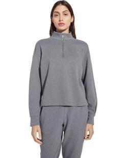 Eberjey Luxe Sweats Zip Pullover